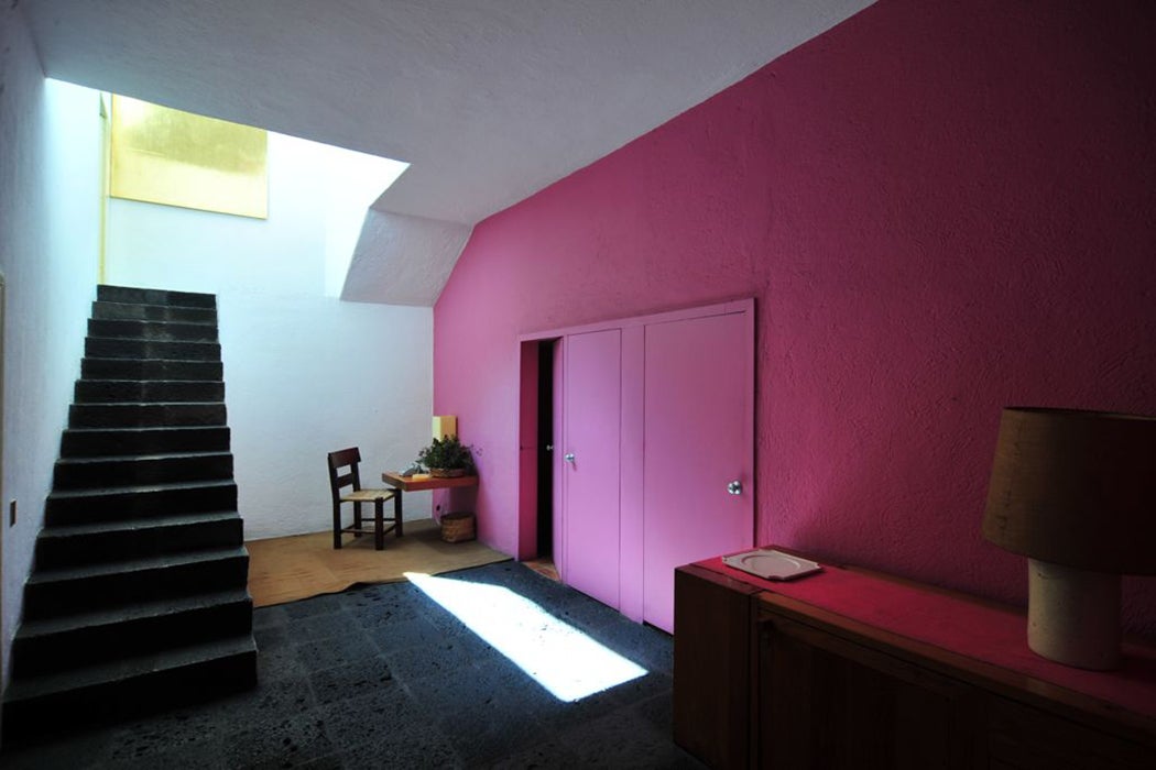 1940s Modernism Neoclassical Mexican Mahogany Table Lamps in the Style of  Luis Barragan - a Pair