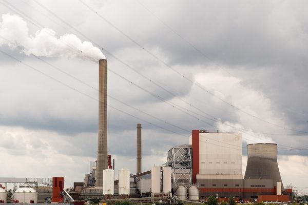 Factories Emitting Pollution