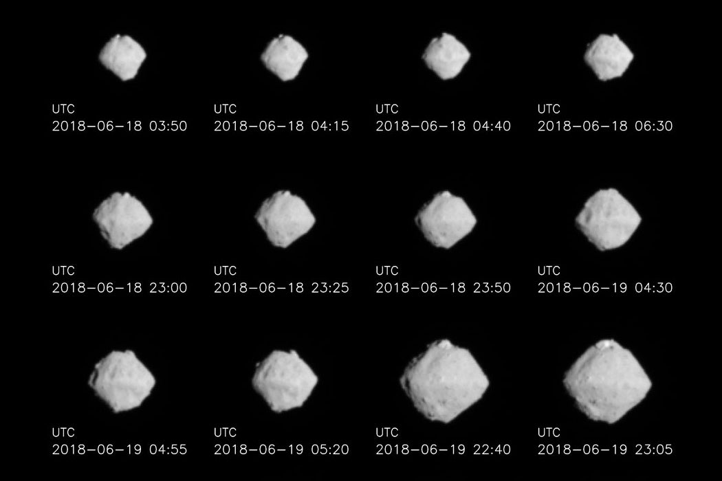 Hayabusa2 Approaches Asteroid Ryugu