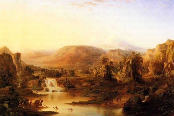 Land of the Lotus Eaters, a painting by Robert S. Duncanson