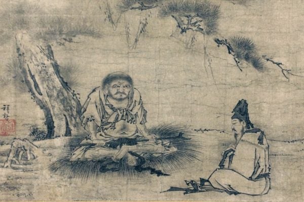 Zen Encounter (Niaoke Daolin and Bai Juyi)