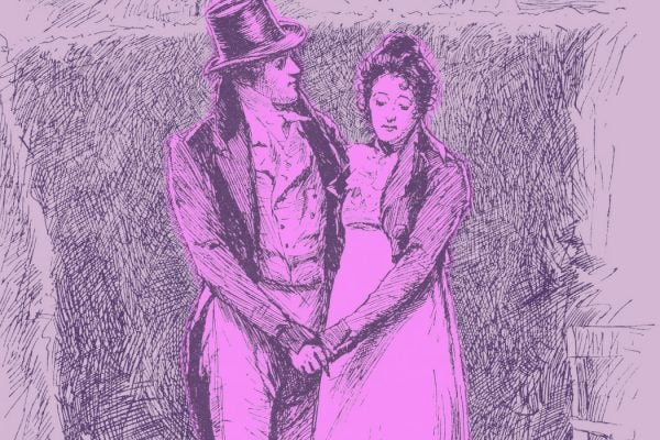 Mr. Knightley and Emma Woodhouse, from Jane Austen's Emma