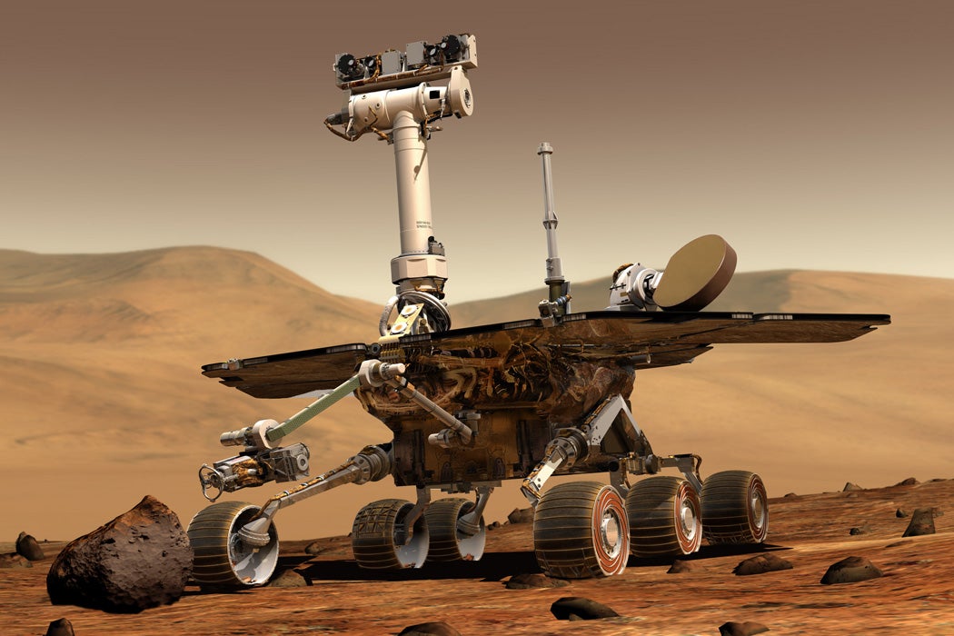 a NASA Mars Exploration Rover