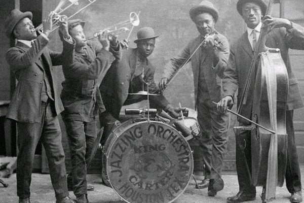 King & Carter Jazzing Orchestra, Houston Texas, 1921