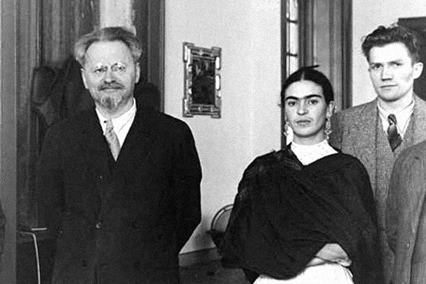 Frida Kahlo and Leon Trotsky