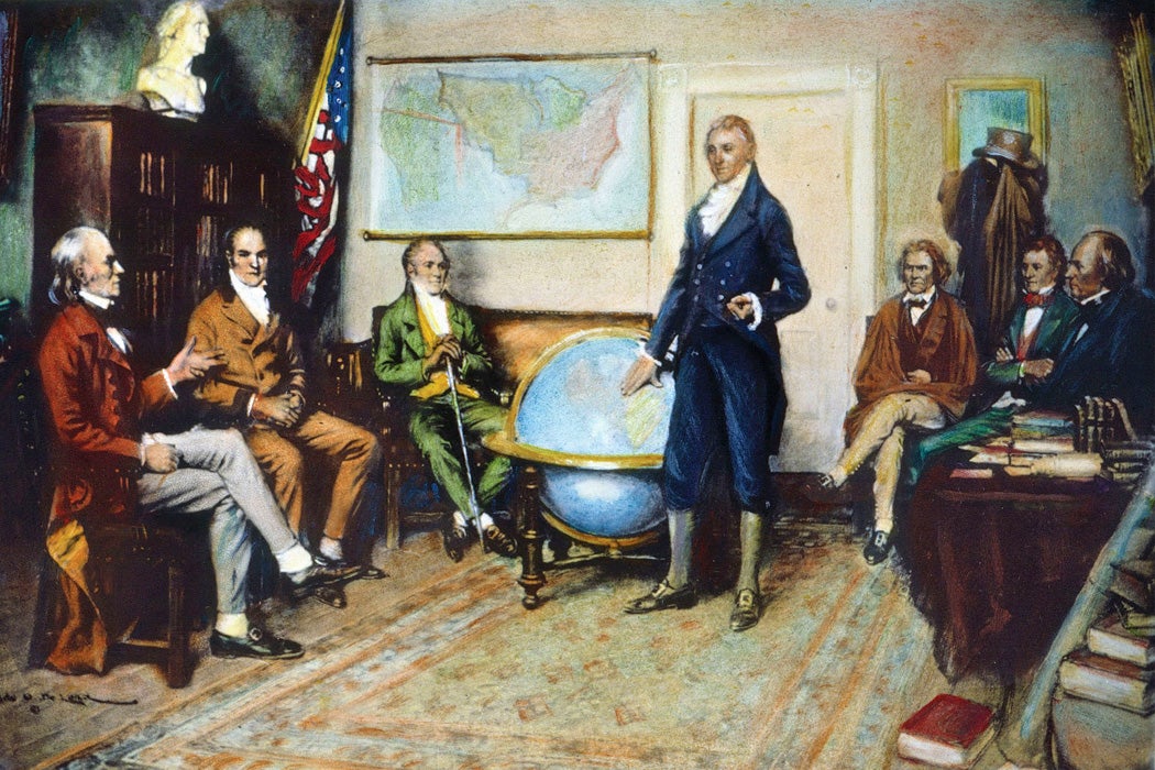 The Birth of the Monroe Doctrine by Clyde O. DeLand