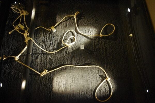 Nooses from the Norrmalmstorg robbery in 1973.