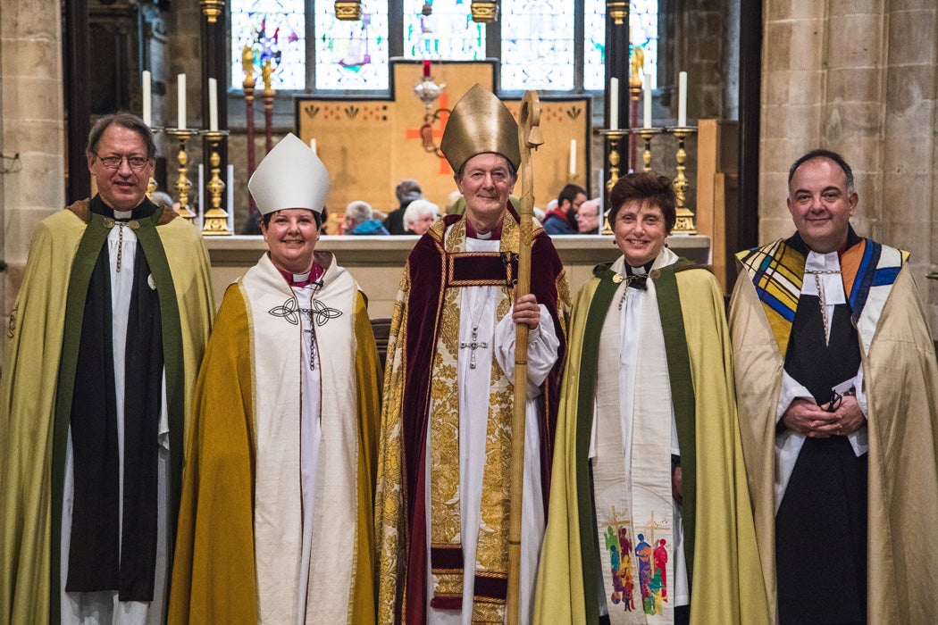 Carol Coslett is collated as the new Archdeacon of Chesterfield
