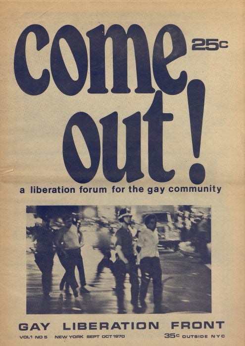 Come Out, October 1970