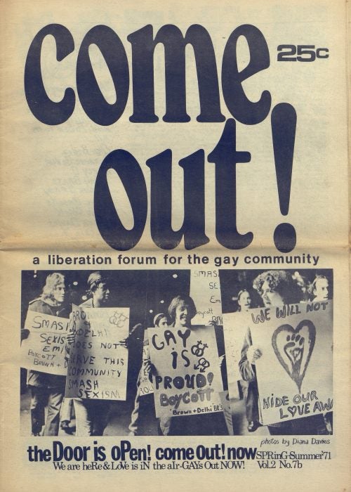 Come Out, Spring 1971