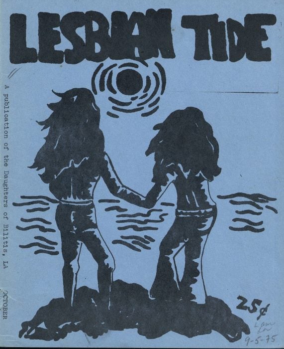 Lesbian Tide, October 1971