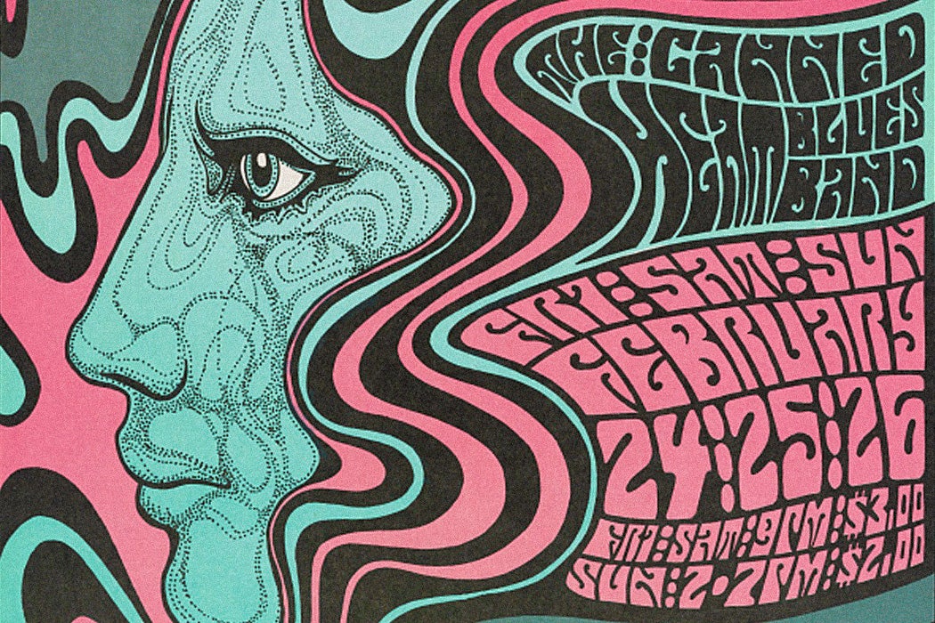 A Wes Wilson band poster, 1967