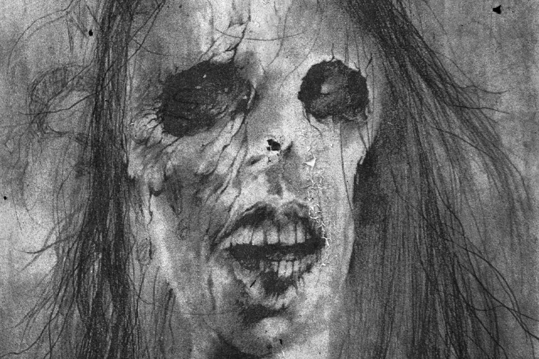 An illustration by Stephen Gammell from Scary Stories to Tell in the Dark