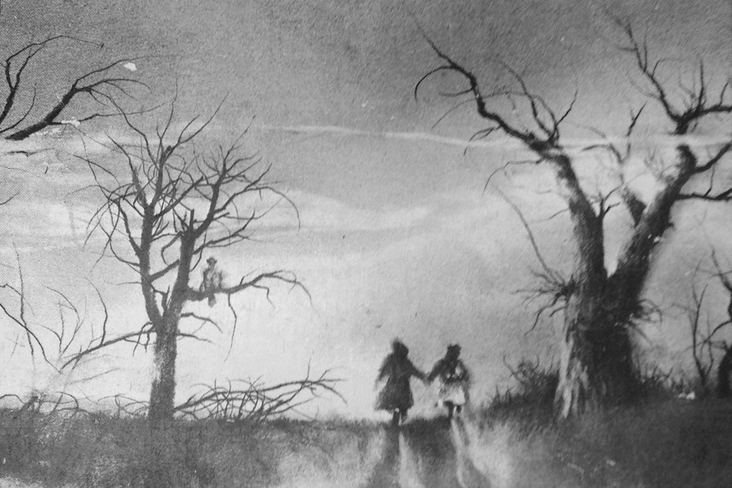 An illustration by Stephen Gammell from <em>Scary Stories to Tell in the Dark