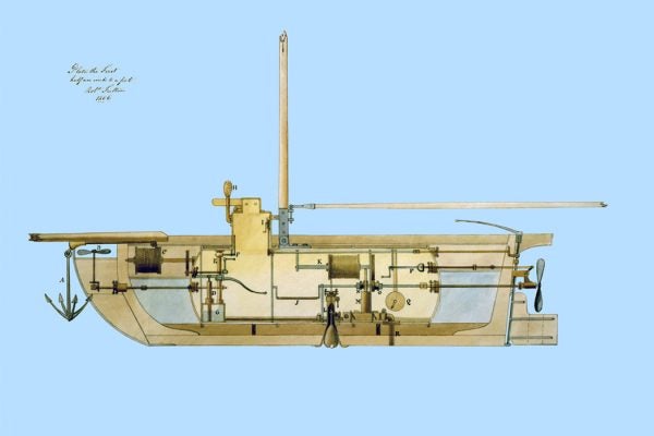A submarine for the US government, 1806.