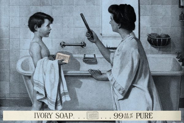 An advertisement for Ivory Soap from the Christian Herald, 1913