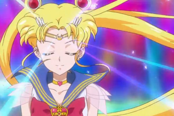 Sailor Moon mid transformation