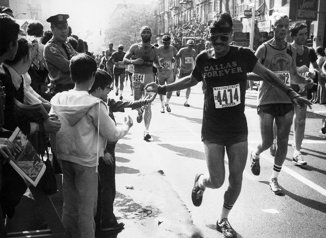 A runner in the 1979 New York Marathon