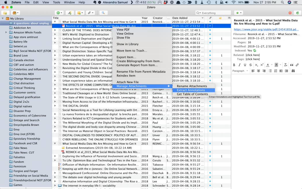 how to use zotero for mac