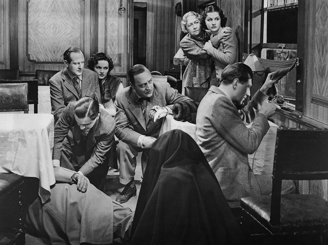 A scene from The Lady Vanishes, 1938 Getty