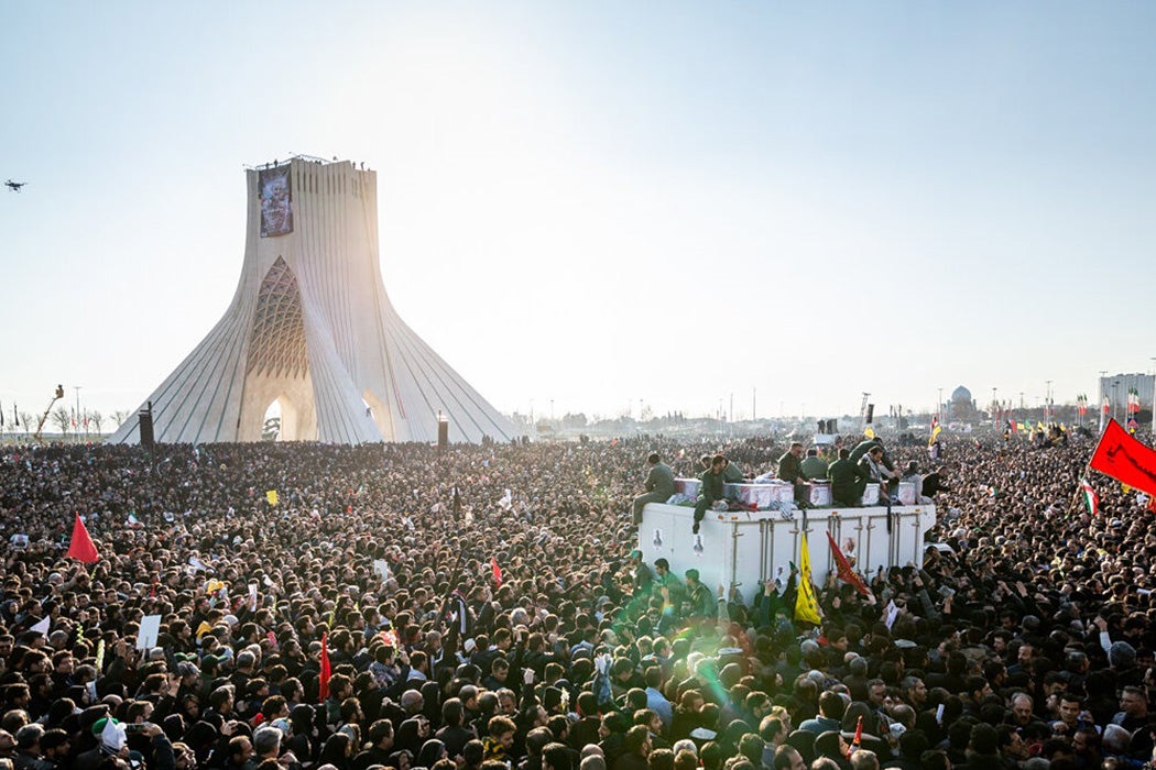 Funeral of Qasem Soleimani, Tehran, Iran on 6 January 2020.