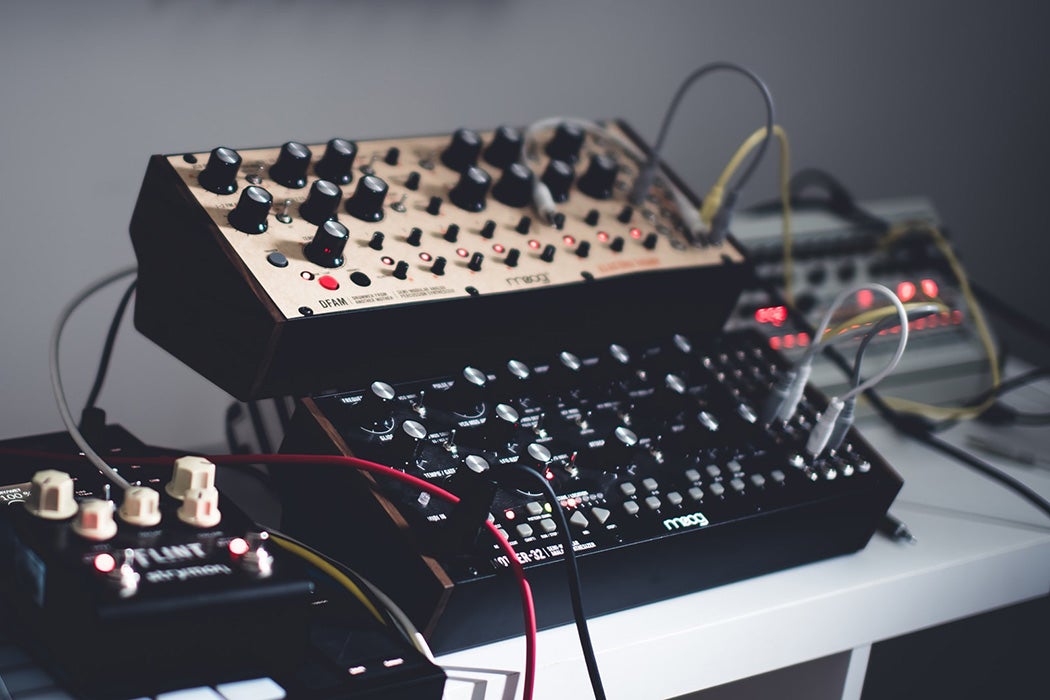 A Moog synthesizer