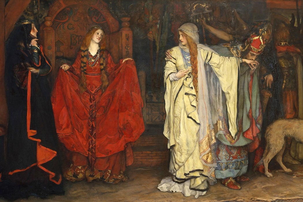 King Lear, Act I, Scene I by Edwin Austin Abbey