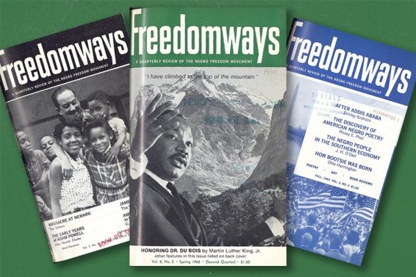 Three issues of Freedomways