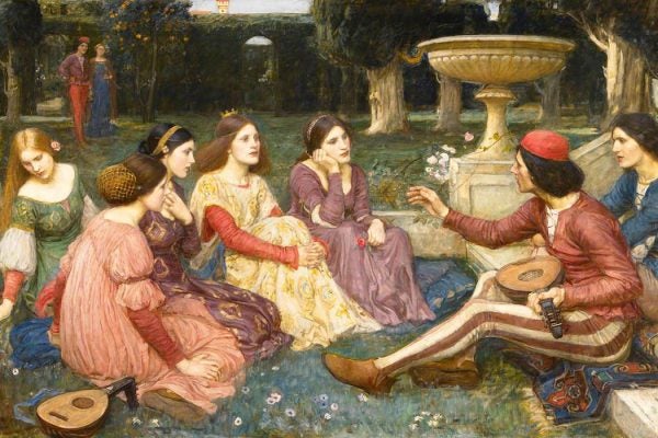 The Decameron by John William Waterhouse