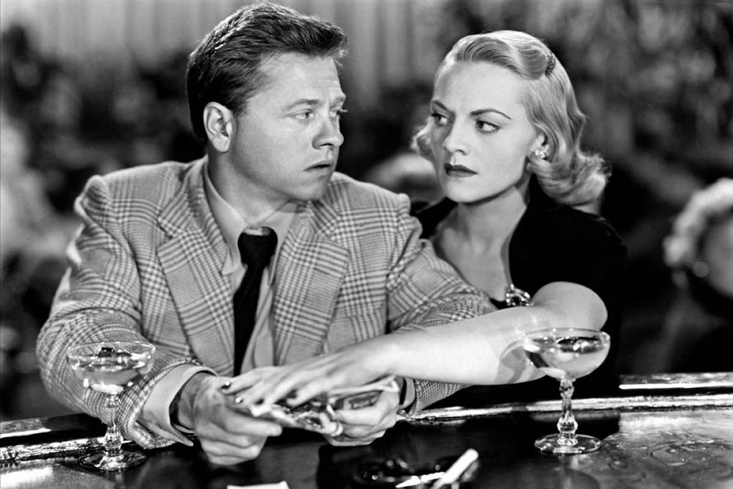 Mickey Rooney and Jeanne Cagney in Quicksand