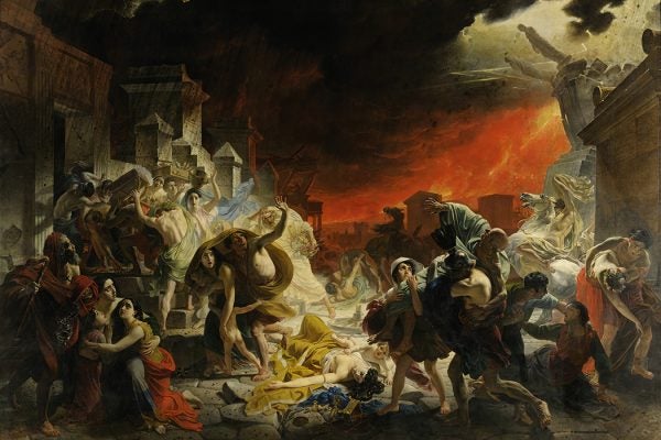 The Last Day of Pompeii by Karl Brullov