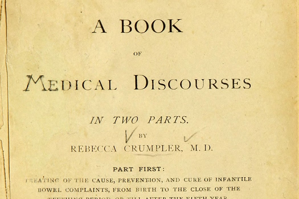 The cover page of Rebecca Lee Crumpler's book