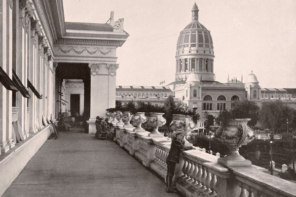 View from Balcony of Woman's Building at the World’s Columbian Exposition, 1893