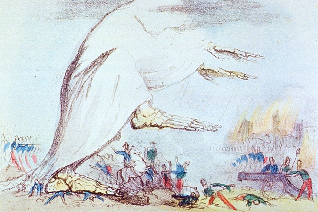 A depiction of cholera by Robert Seymour