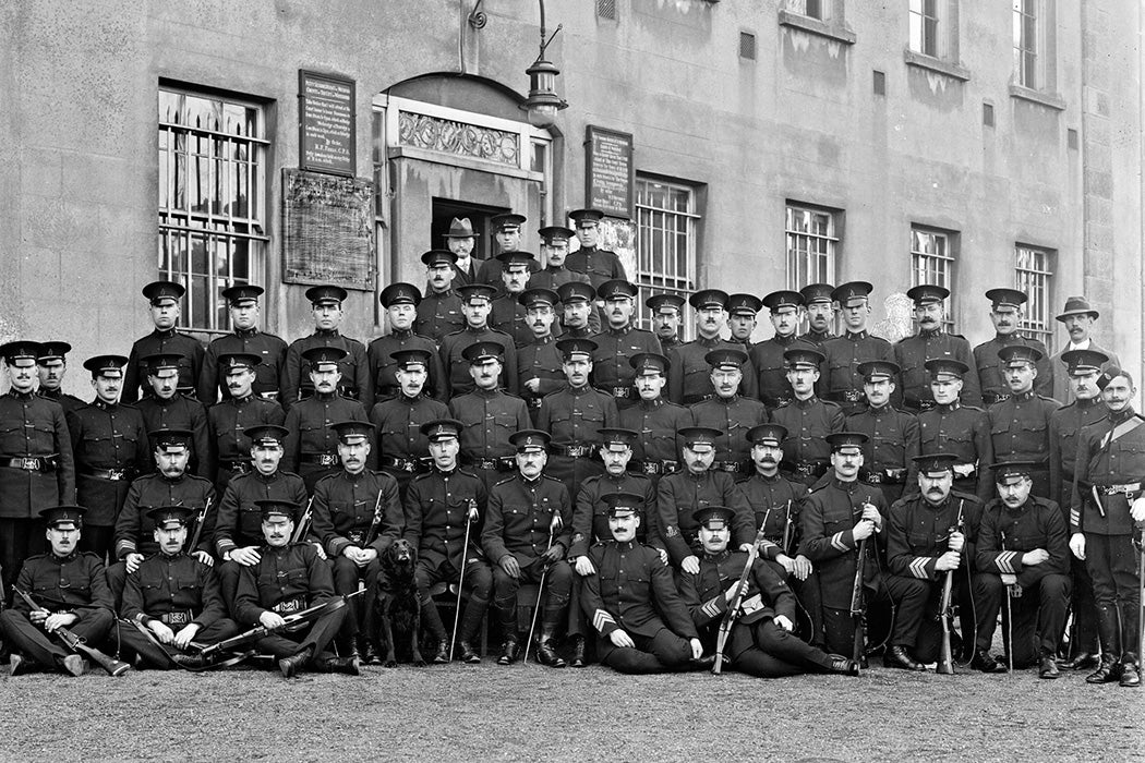 A group of Royal Irish Constabulary officers