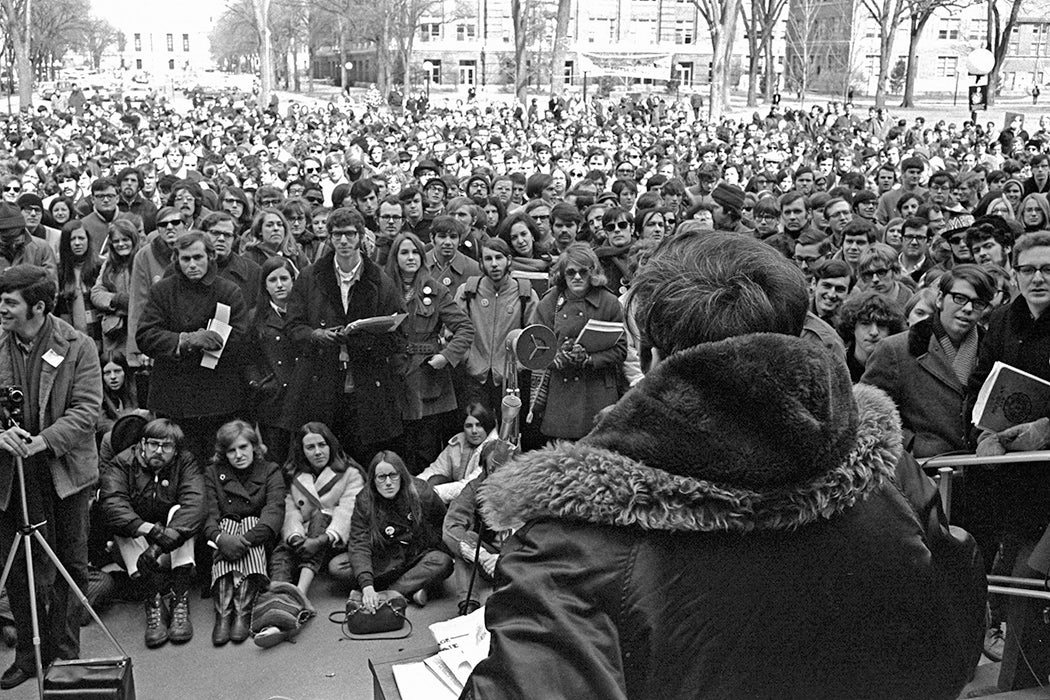 Earth Day at the University of Michigan, 1970