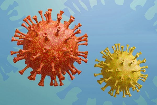 An image representing mutating virus