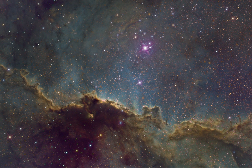 Nebulous clouds over a star forming region taken from southern hemisphere