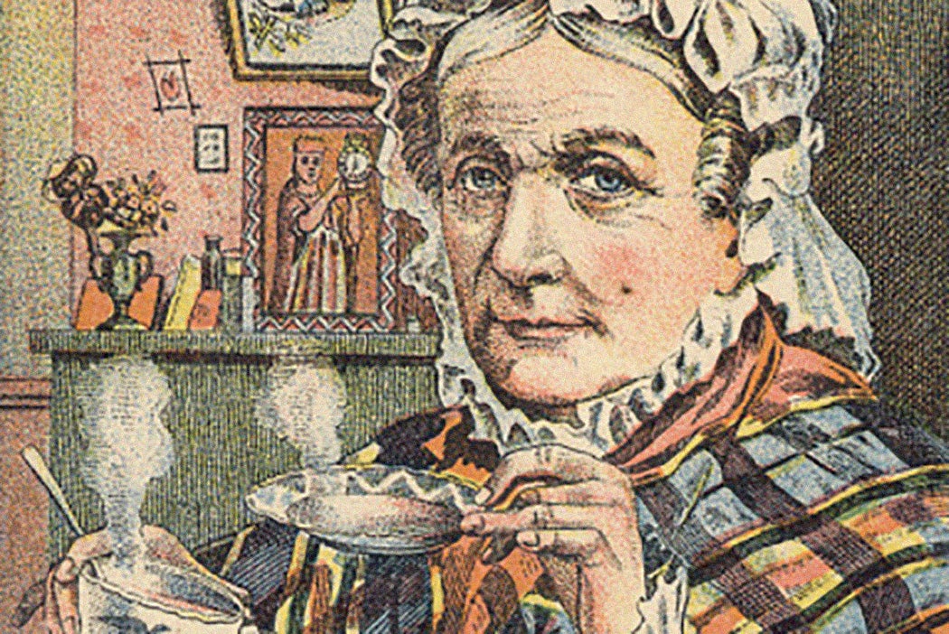 A Victorian tea advertisement