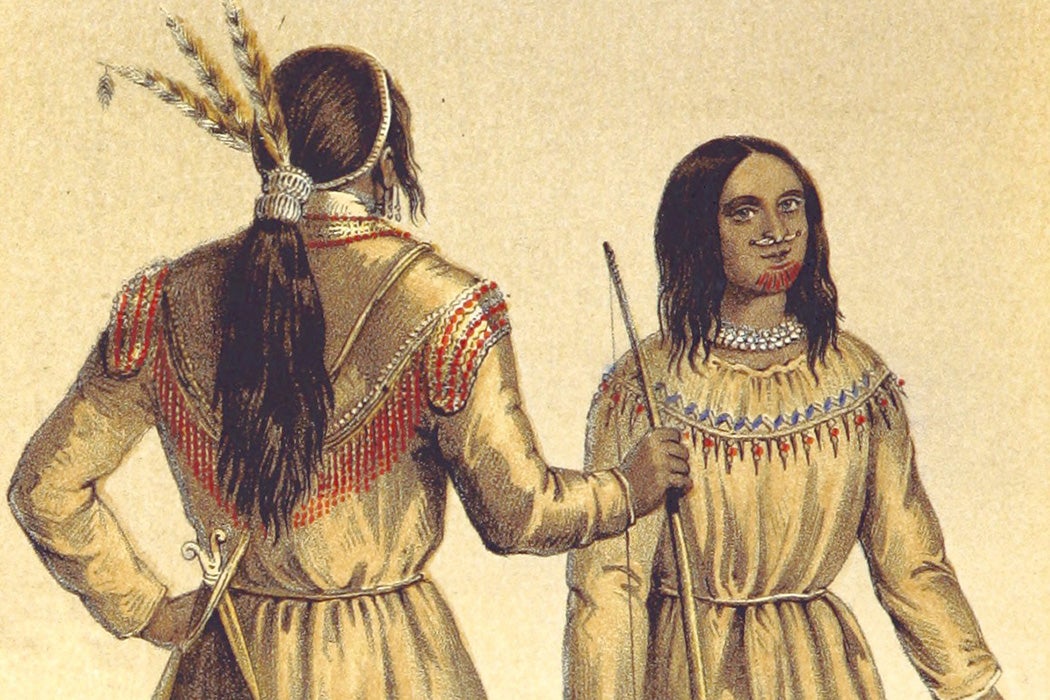 Gwich'in warrior and his wife