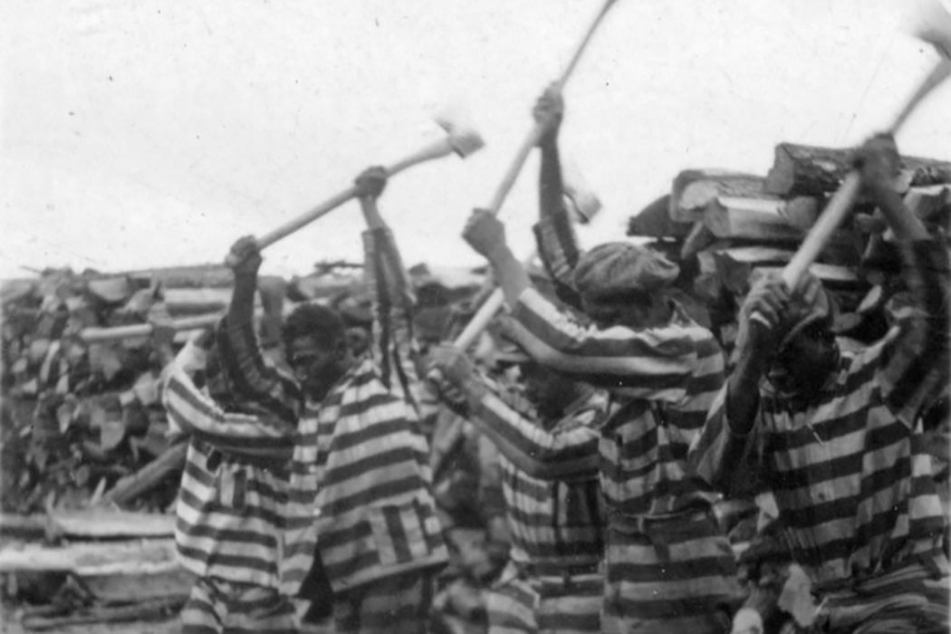 Convicts working at Reed Camp, South Carolina, 1934