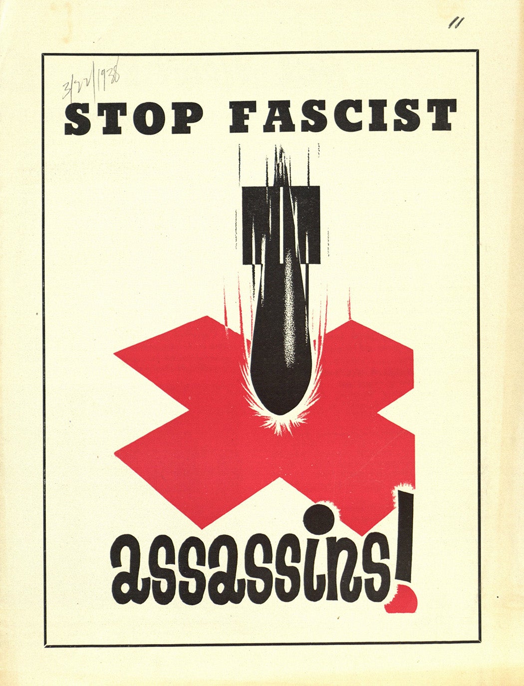 Political pamphlet advertising the American Student Union.