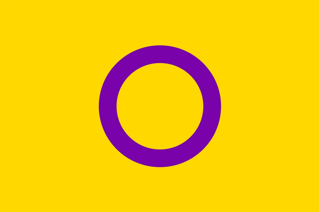 The Intersex pride flag