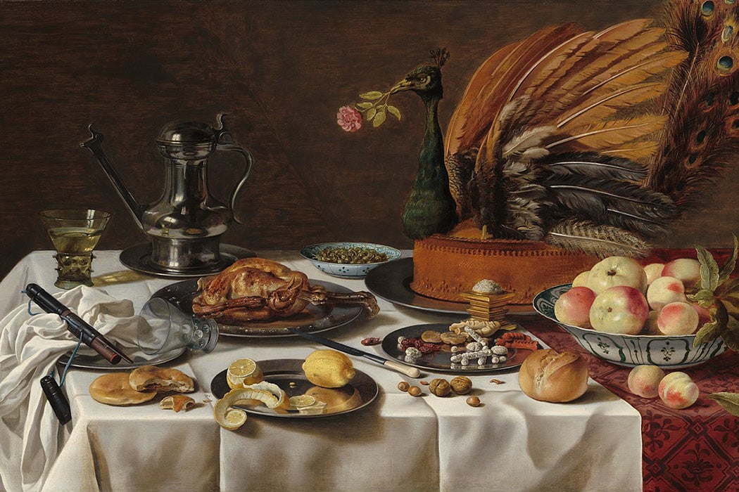 Still Life with a Peacock Pie