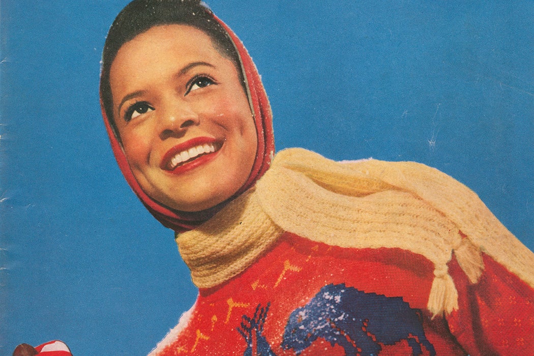The cover of the February 1949 issue of Ebony Magazine