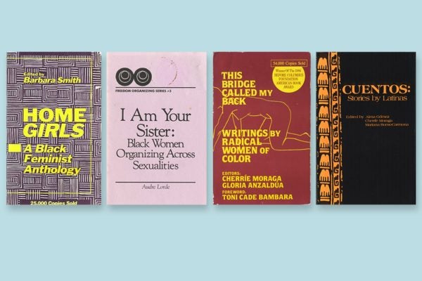 Four books published by Kitchen Table Press