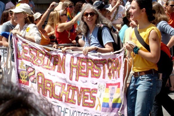 The Lesbian Herstory Archives at Gay Pride, 2007