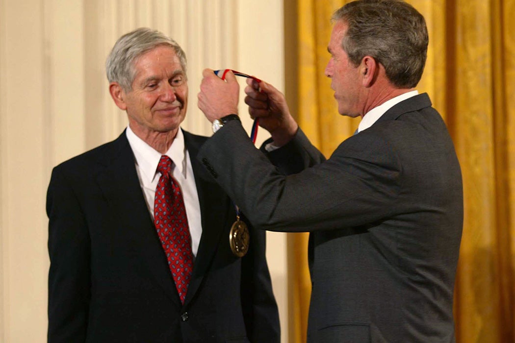 Charles David Keeling & George W. Bush, 2001