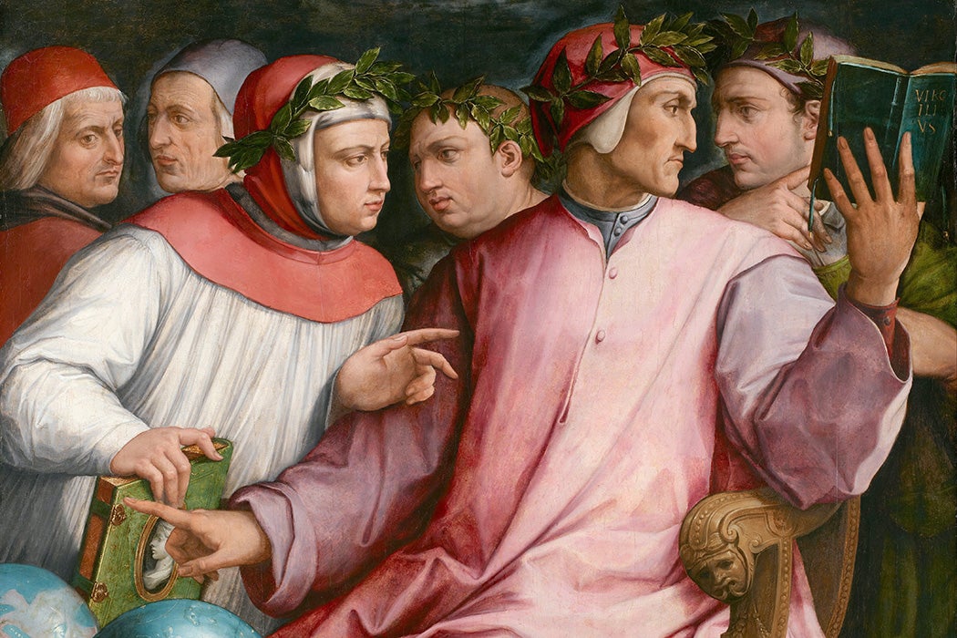 Six Tuscan Poets by Giorgio Vasari