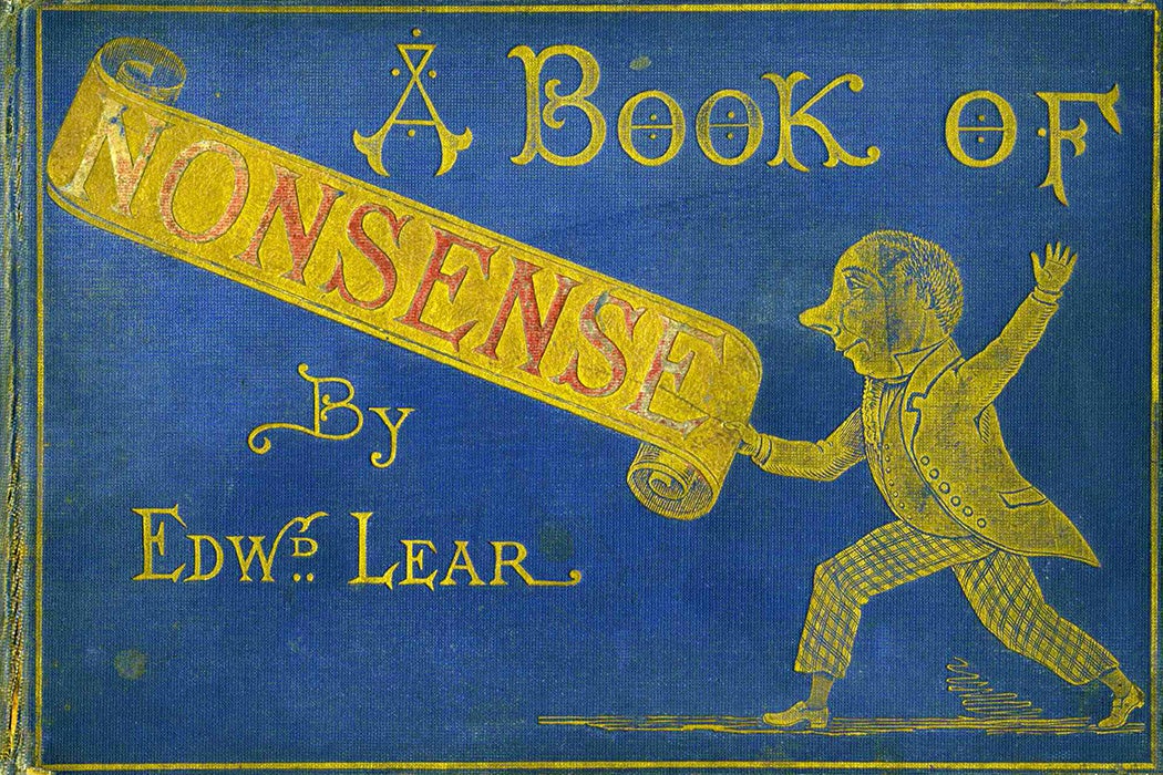 Cover for A Book of Nonsense by Edward Lear, c. 1875